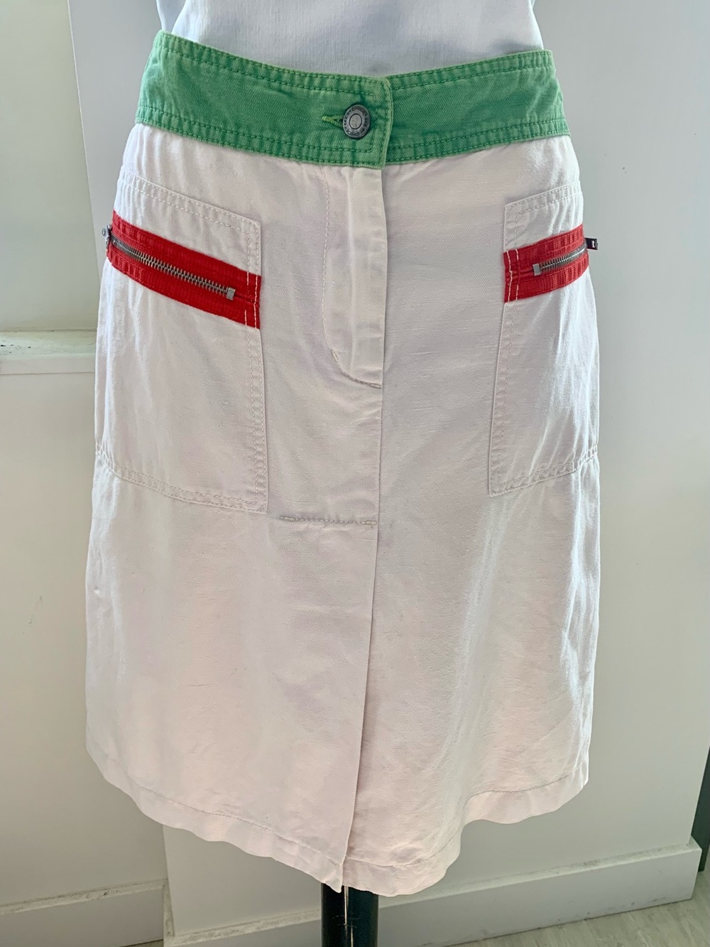 See By Chloe White Cotton Skirt